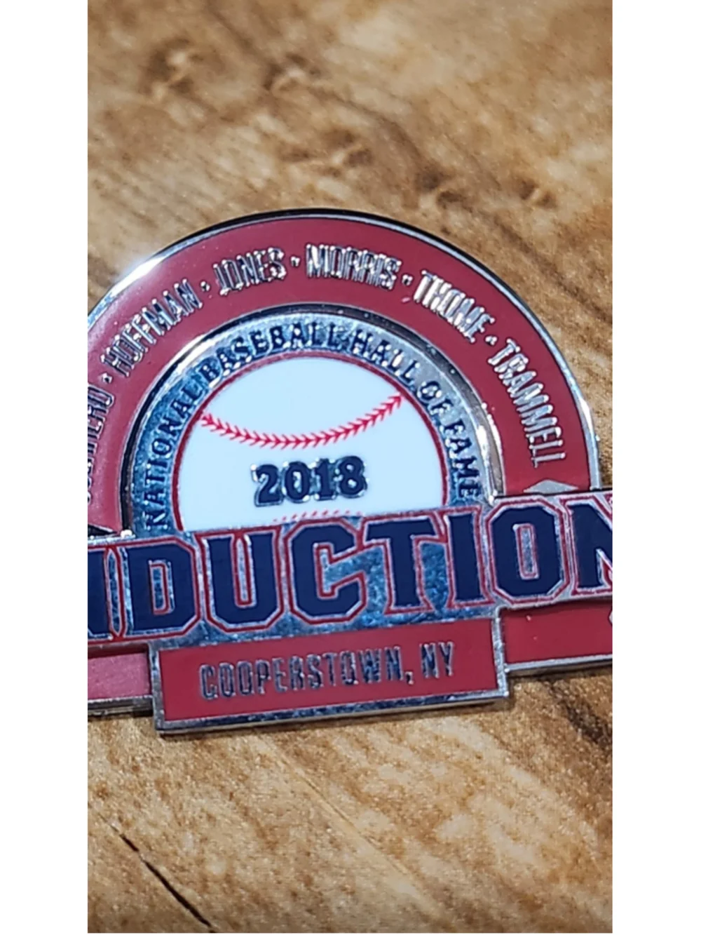 2018 Baseball Hall of Fame Induction Press Pin #2960/5500 MLB